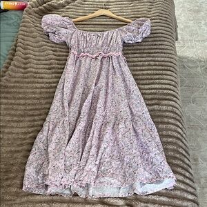 Umgee Pink Floral Maxi Dress